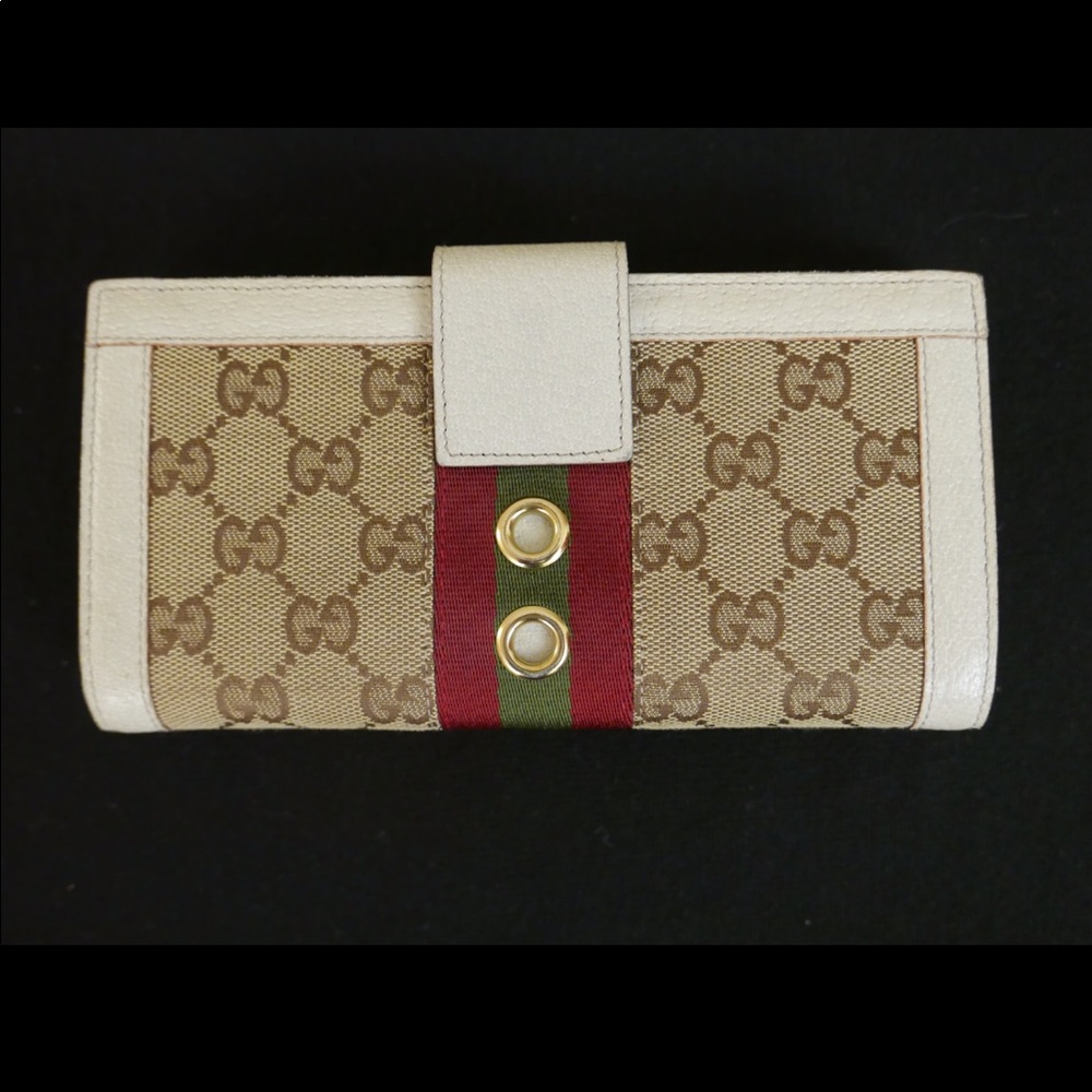 Authentic Gucci Canvas Wallet